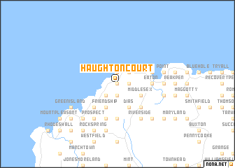 map of Haughton Court