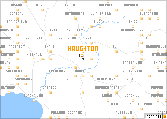 map of Haughton