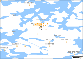 map of Hauhola