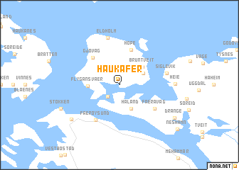 map of Haukafer