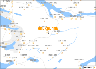 map of Haukeland