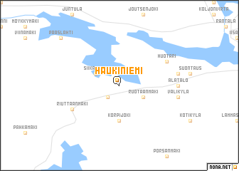 map of Haukiniemi