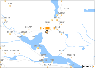 map of Haukvik
