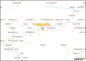 map of Hauland