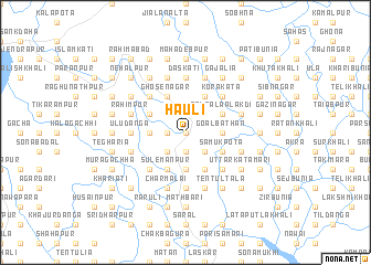 map of Hauli