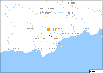 map of Haulo