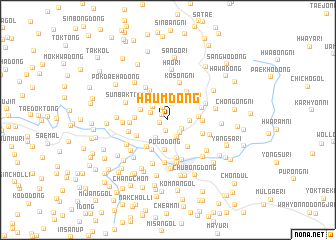 map of Haŭm-dong