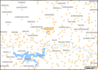 map of Haun