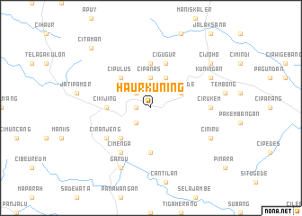 map of Haurkuning