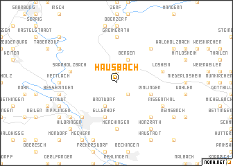 map of Hausbach