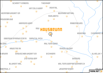 map of Hausbrunn