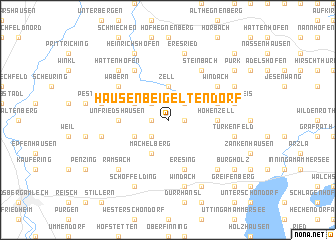 map of Hausen bei Geltendorf