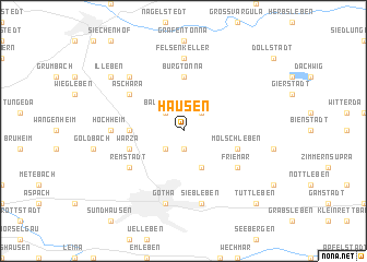 map of Hausen