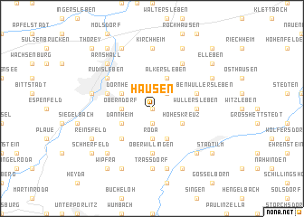 map of Hausen