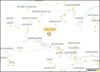 map of Haūsh