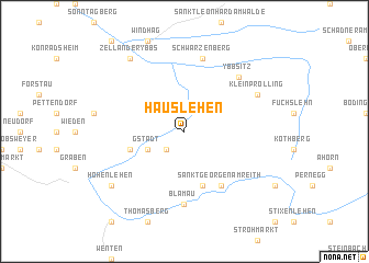 map of Hauslehen