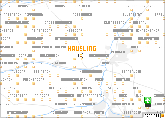 map of Häusling