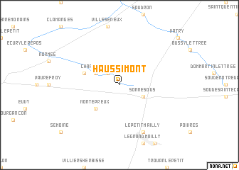 map of Haussimont