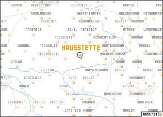 map of Hausstette