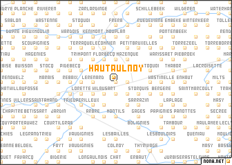 map of Haut Aulnoy