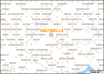 map of Haut Baille