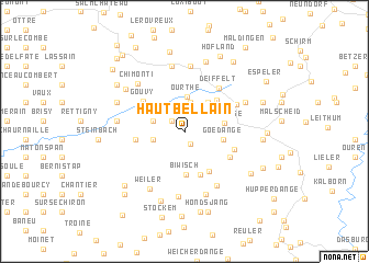 map of Hautbellain