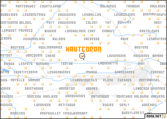 map of Haut Coron