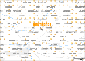 map of Haute Gage