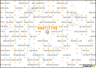 map of Haut-Ittre