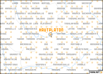 map of Haut Platon