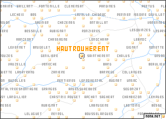 map of Haut Rouherent