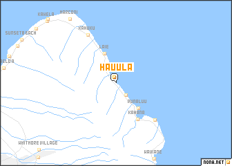 map of Hauula