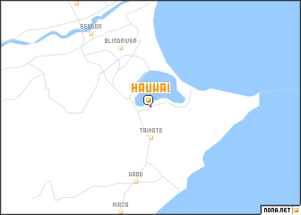 map of Hauwai