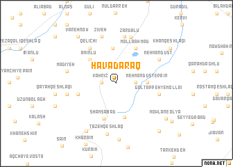 map of Havā Daraq