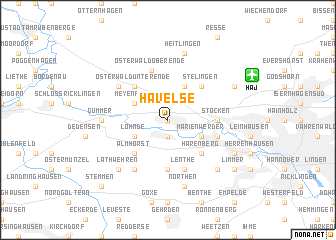 map of Havelse