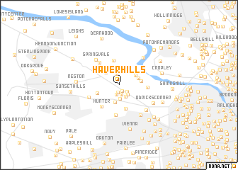map of Haver Hills