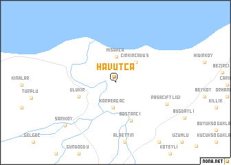 map of Havutça