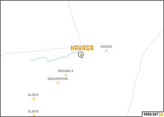 map of Hawaga