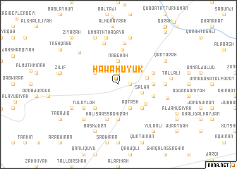 map of Hawāʼ Huyūk