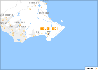 map of Hawaii Kai