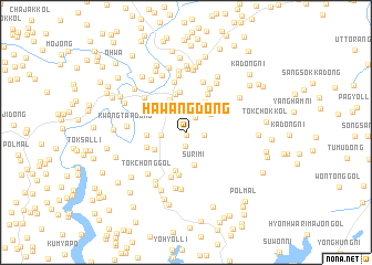 map of Hawang-dong