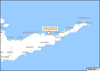 map of Hawapa