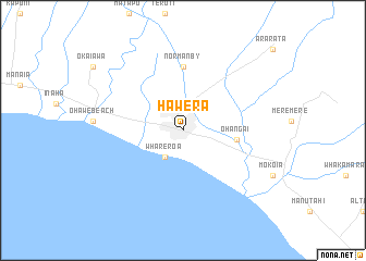 map of Hawera