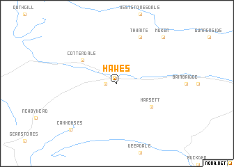 map of Hawes