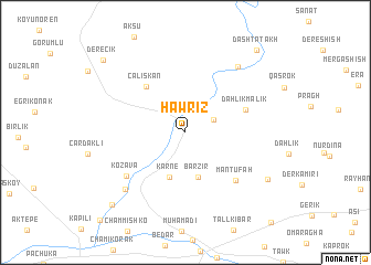 map of Hawrīz