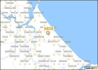 map of Hà Xá