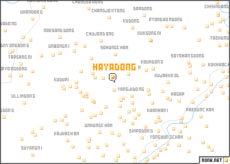 map of Haya-dong