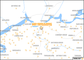 map of Hayang-dong