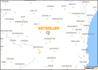 map of Hayangjam