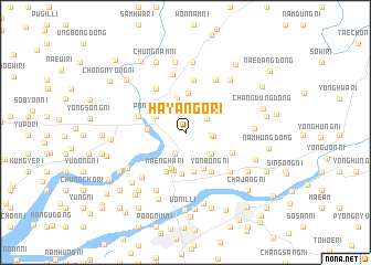 map of Hayango-ri